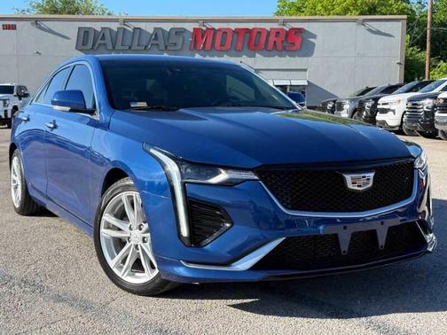 Wave Metallic 2021 Cadillac CT4 Luxury