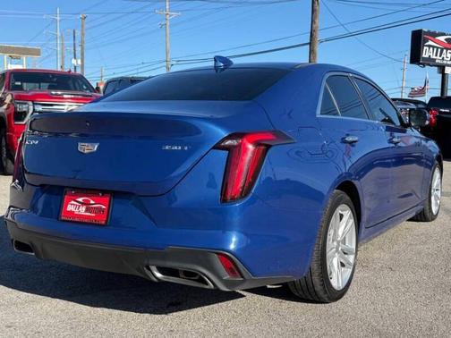 Wave Metallic 2021 Cadillac CT4 Luxury