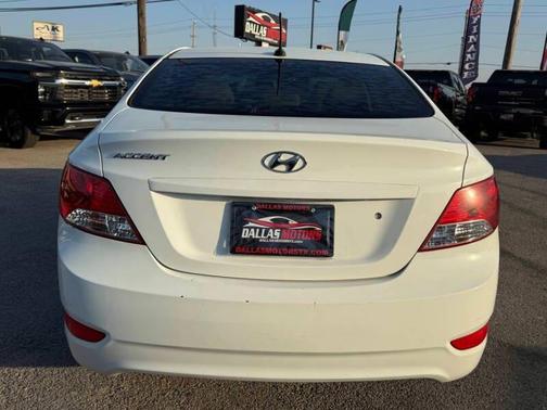 Century White 2014 Hyundai Accent SE