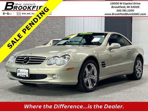 Designo Silver Metallic 2003 Mercedes-Benz SL-Class 2dr Roadster 5.0L