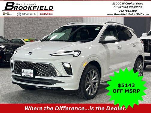 White Frost Tricoat 2026 Buick Encore GX Avenir