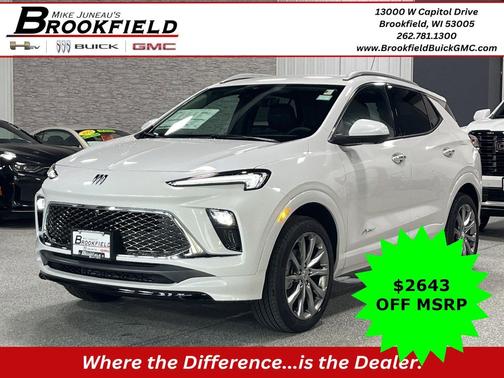 White Frost Tricoat 2026 Buick Encore GX Avenir