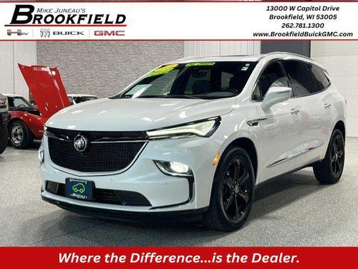 White Frost Tricoat 2023 Buick Enclave Essence AWD