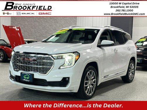 Summit White 2022 GMC Terrain Denali