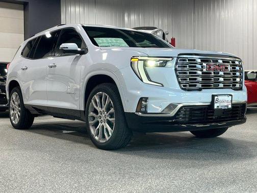 Glacier White Tricoat 2026 GMC Acadia Denali