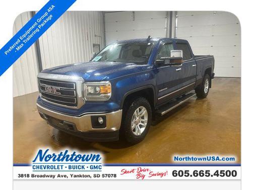 Stone Blue Metallic 2015 GMC Sierra 1500 SLT