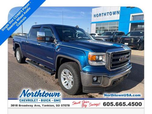 Stone Blue Metallic 2015 GMC Sierra 1500 SLT