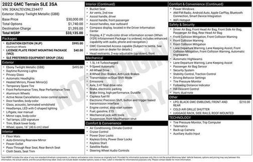 2022 GMC Terrain SLE