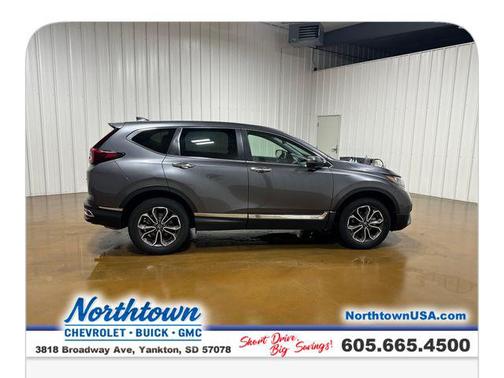 Gray 2021 Honda CR-V AWD EX-L