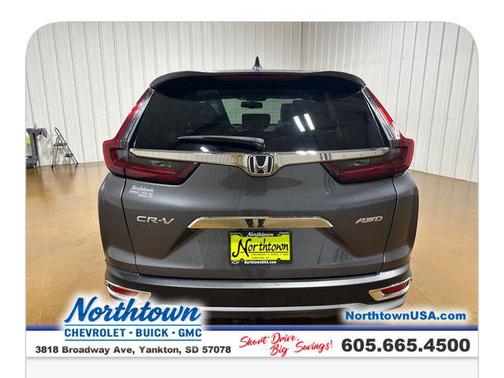 Gray 2021 Honda CR-V AWD EX-L