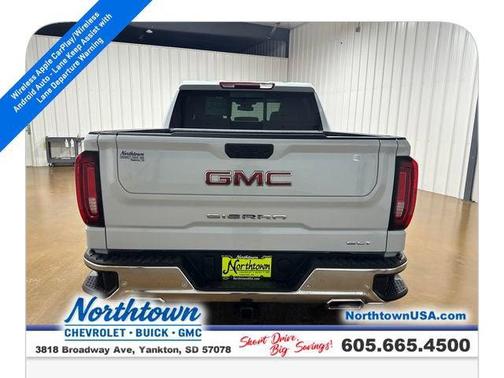 Glacier White Tricoat 2026 GMC Sierra 1500 SLT