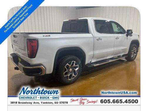 Glacier White Tricoat 2026 GMC Sierra 1500 SLT