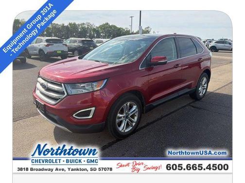 Ruby Red Metallic 2017 Ford Edge SEL