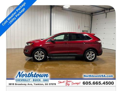 Ruby Red Metallic 2017 Ford Edge SEL