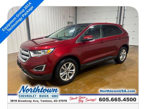 Ruby Red Metallic 2017 Ford Edge SEL
