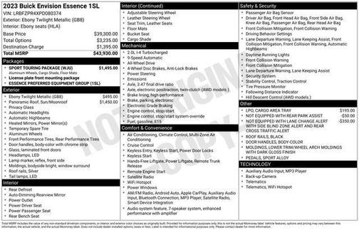 2023 Buick Envision Essence AWD