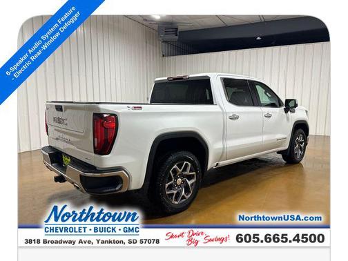 Summit White 2025 GMC Sierra 1500 SLT
