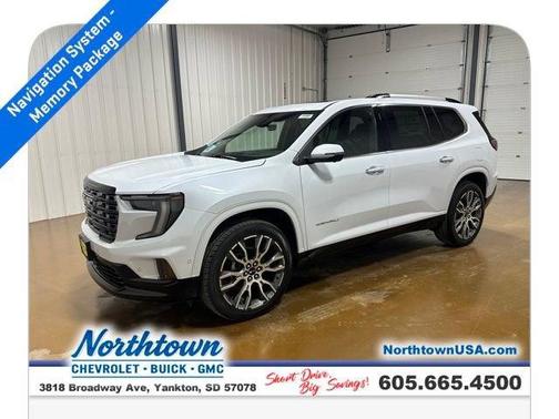Glacier White Tricoat 2026 GMC Acadia Denali