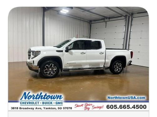 Summit White 2026 GMC Sierra 1500 SLT