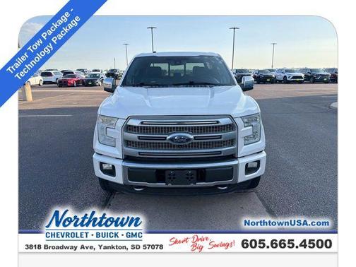 White Platinum Clearcoat Metallic 2015 Ford F-150 Platinum