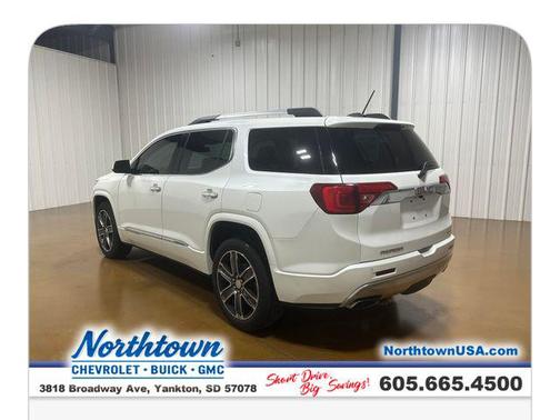 White Frost Tricoat 2017 GMC Acadia Denali