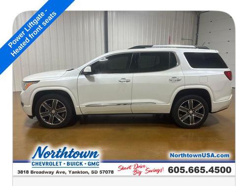 White Frost Tricoat 2017 GMC Acadia Denali