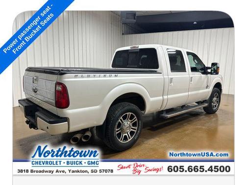 White Platinum Metallic Tri-Coat 2015 Ford F-250 Lariat