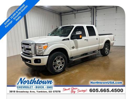 White Platinum Metallic Tri-Coat 2015 Ford F-250 Lariat