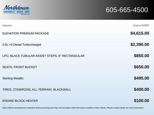 2026 GMC Sierra 1500 Elevation