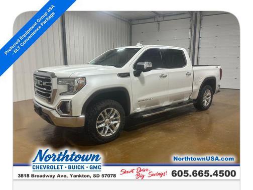 White Frost Tricoat 2020 GMC Sierra 1500 SLT