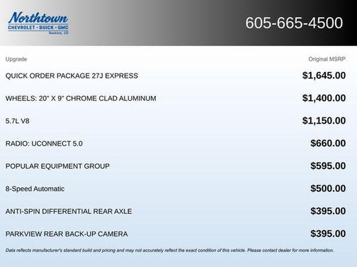 2016 RAM 1500 Tradesman/Express