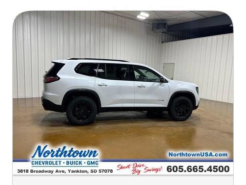 Glacier White Tricoat 2026 GMC Acadia AT4 AWD