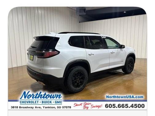 Glacier White Tricoat 2026 GMC Acadia AT4 AWD