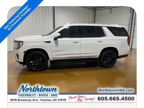 Summit White 2023 GMC Yukon SLT