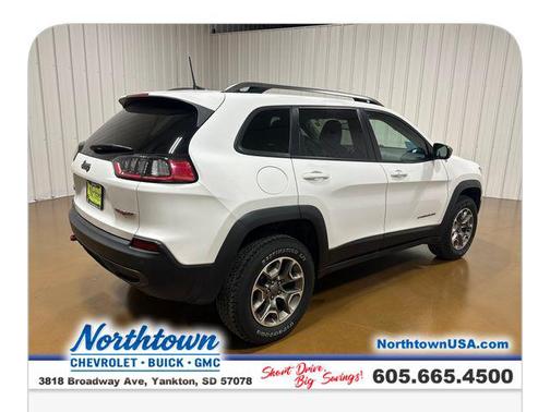 Bright White Clearcoat 2020 Jeep Cherokee Trailhawk