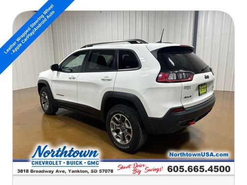 Bright White Clearcoat 2020 Jeep Cherokee Trailhawk