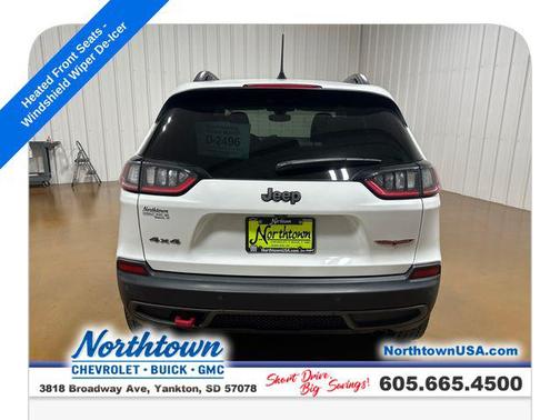 Bright White Clearcoat 2020 Jeep Cherokee Trailhawk