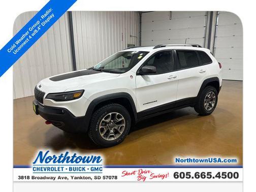 Bright White Clearcoat 2020 Jeep Cherokee Trailhawk