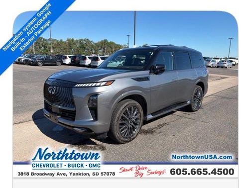 Dynamic Metal/Black Obsidian 2025 INFINITI QX80 AUTOGRAPH AWD