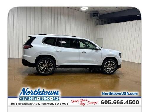 Glacier White Tricoat 2026 GMC Acadia Denali