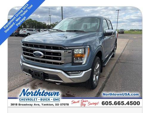 Azure Gray Metallic Tri-Coat 2023 Ford F-150 Lariat