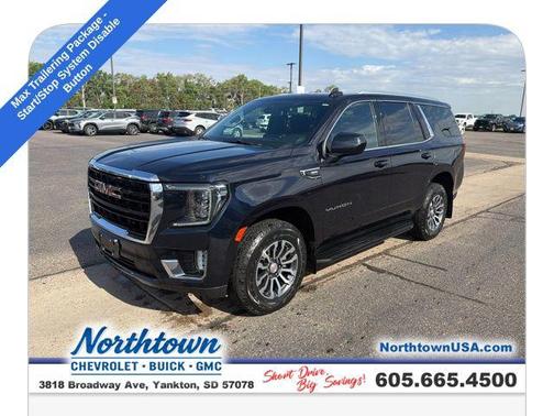 Midnight Blue Metallic 2022 GMC Yukon SLE