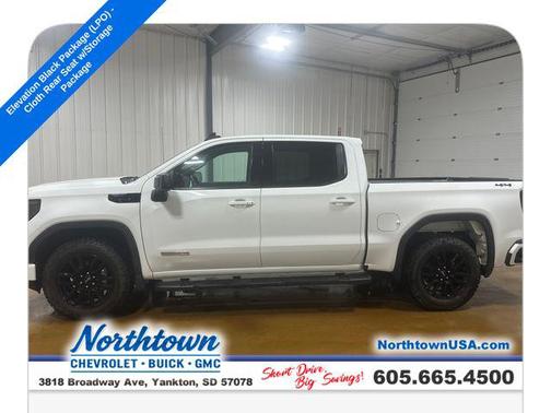 Summit White 2022 GMC Sierra 1500 Elevation
