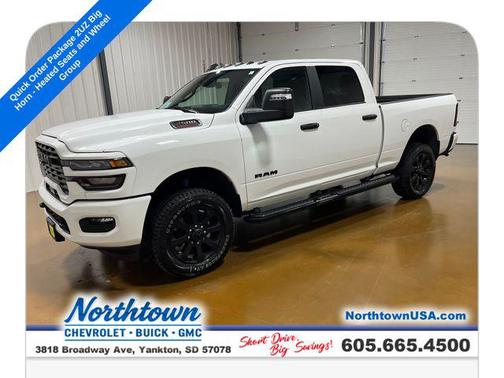 Bright White Clearcoat 2026 RAM 2500 Big Horn Crew Cab 4x4 6'4' Box