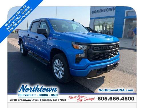 Riptide Blue Metallic 2025 Chevrolet Silverado 1500 Custom