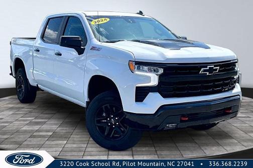 Summit White 2024 Chevrolet Silverado 1500 LT TRAIL BOSS