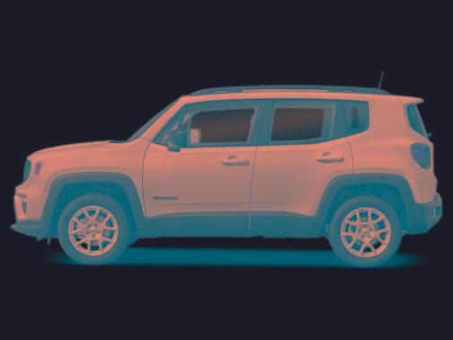 Alpine White Clearcoat 2023 Jeep Renegade LATITUDE