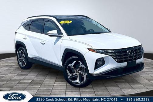 White Pearl 2024 Hyundai TUCSON LIMITED
