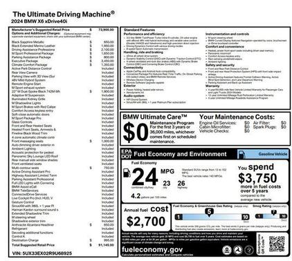 2024 BMW X6 xDrive40i