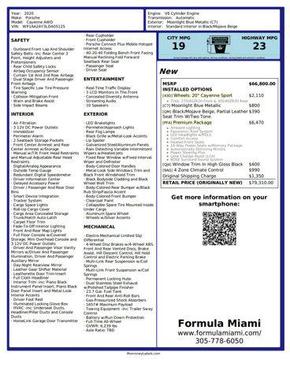 2020 Porsche Cayenne Cayenne